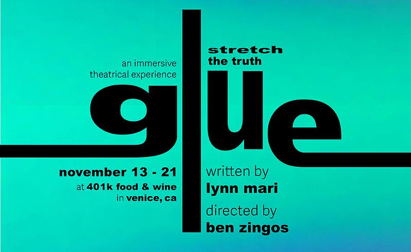 The first staging of "Glue" cover photo