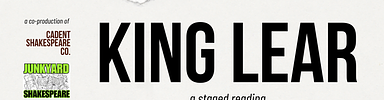 King Lear, a staged reading cover photo